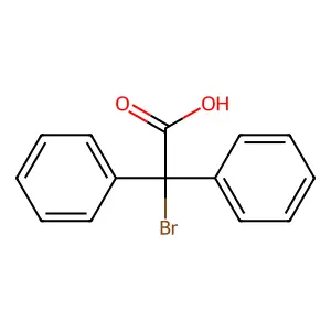 2-Bromo-2,2-diphenylacetic acid structure