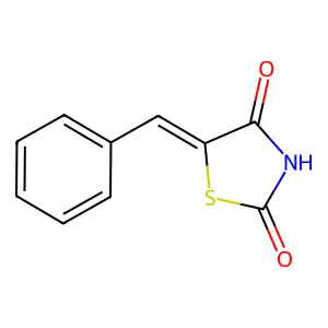 2,4-Thiazolidinedione, 5-benzylidene- structure