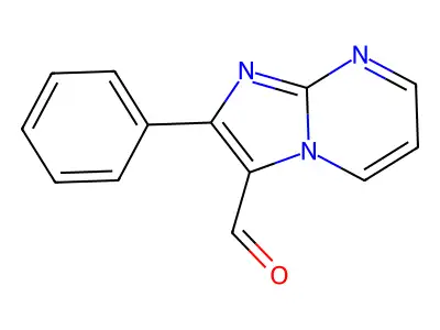2-Phenylimidazo[1,2-a]pyrimidine-3-carbaldehyde structure