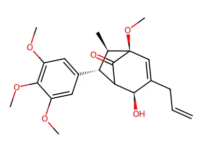 Macrophyllin B structure