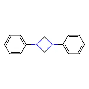 1,3-Diphenyl-1,3-diazetidine structure