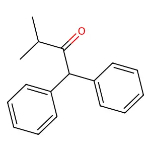 3-Methyl-1,1-diphenylbutan-2-one structure