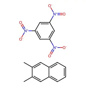 2,3-Dimethylnaphthalene--1,3,5-trinitrobenzene (1/1) structure