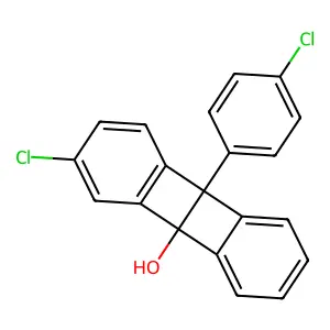 3-Chloro-8b-(4-chlorophenyl)benzo[3',4']cyclobuta[1',2':3,4]cyclobuta[1,2]benzen-4b(8bH)-ol structure