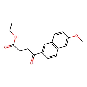 Ethyl 4-(6-methoxynaphthalen-2-yl)-4-oxobutanoate structure