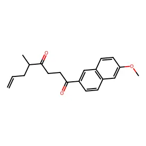 1-(6-Methoxynaphthalen-2-yl)-5-methyloct-7-ene-1,4-dione structure