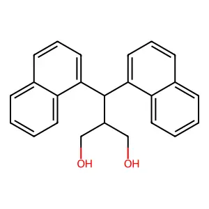 2-(Dinaphthalen-1-ylmethyl)propane-1,3-diol structure