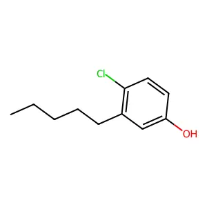 4-Chloro-3-pentylphenol structure