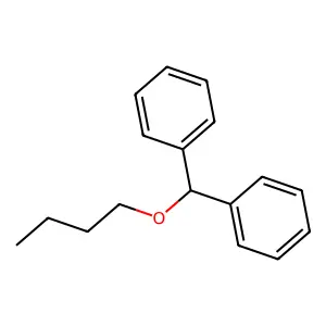 1,1'-(Butoxymethylene)dibenzene structure