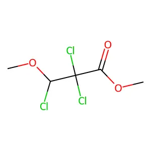Methyl 2,2,3-trichloro-3-methoxypropanoate structure