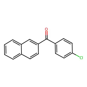 (4-Chlorophenyl)-naphthalen-2-ylmethanone structure