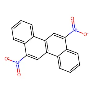 6,12-Dinitrochrysene structure