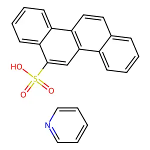 Chrysene-6-sulfonic acid; pyridine structure
