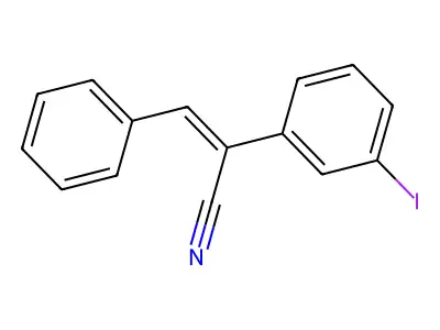 2-(3-Iodophenyl)-3-phenylprop-2-enenitrile structure