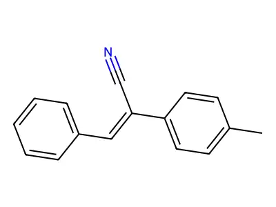 2-(4-Methylphenyl)-3-phenylprop-2-enenitrile structure