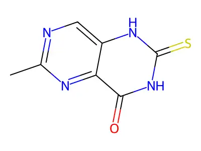 2-methyl-6-sulfanylidene-5H-pyrimido[5,4-d]pyrimidin-8-one structure