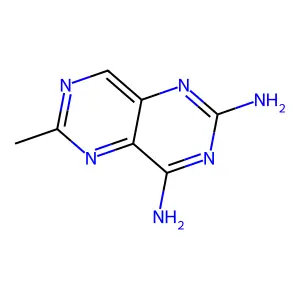 6-Methylpyrimido[5,4-d]pyrimidine-2,4-diamine structure