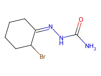 [(2-Bromocyclohexylidene)amino]urea structure