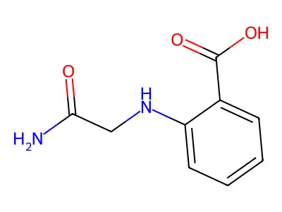 4-[(2-Aminoacetyl)amino]benzoic acid structure