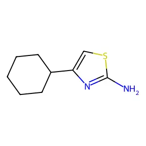 4-Cyclohexyl-1,3-thiazol-2-amine structure