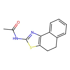 N-(4,5-dihydrobenzo[e][1,3]benzothiazol-2-yl)acetamide structure