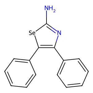 4,5-Diphenyl-1,3-selenazol-2-amine structure