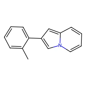 2-(2-Methylphenyl)indolizine structure
