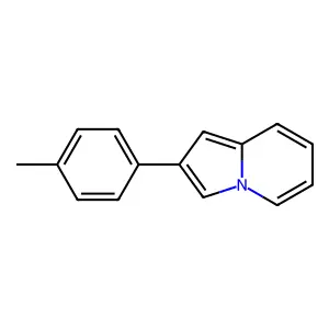 2-(4-Methylphenyl)indolizine structure