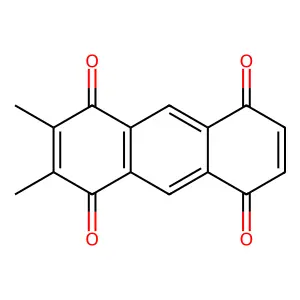 2,3-Dimethylanthracene-1,4,5,8-tetrone structure