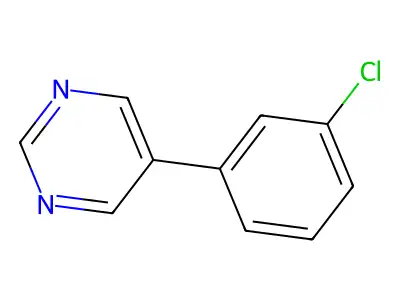 5-(3-Chlorophenyl)pyrimidine structure
