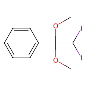 (2,2-Diiodo-1,1-dimethoxyethyl)benzene structure