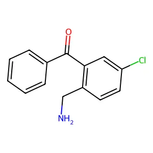 Benzophenone, 2-methylamino-5-chloro- structure
