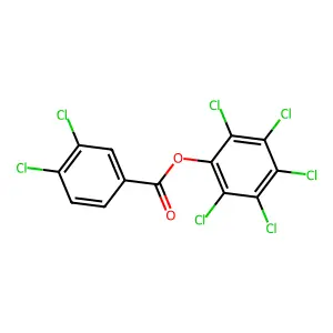 (2,3,4,5,6-Pentachlorophenyl) 3,4-dichlorobenzoate structure