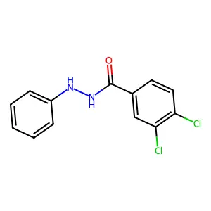 3,4-dichloro-N'-phenylbenzohydrazide structure