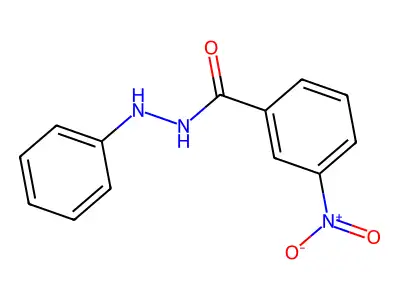 3-nitro-N'-phenylbenzohydrazide structure