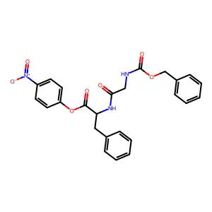 4-Nitrophenyl N-[(benzyloxy)carbonyl]glycylphenylalaninate structure