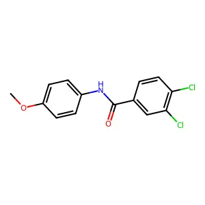 3,4-dichloro-N-(4-methoxyphenyl)benzamide structure