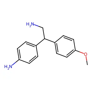 4-[2-Amino-1-(4-methoxyphenyl)ethyl]aniline structure