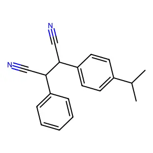 2-Phenyl-3-[4-(propan-2-yl)phenyl]butanedinitrile structure