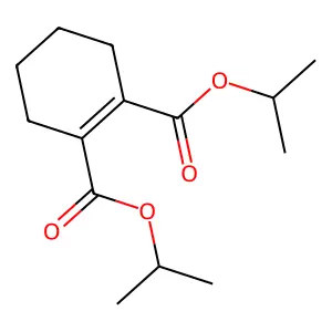 Dipropan-2-yl cyclohexene-1,2-dicarboxylate structure