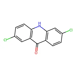 2,6-dichloro-10H-acridin-9-one structure