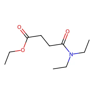 Ethyl 4-(diethylamino)-4-oxobutanoate structure