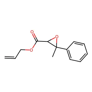 Prop-2-en-1-yl 3-methyl-3-phenyloxirane-2-carboxylate structure