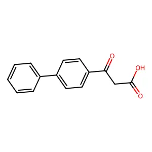 3-Oxo-3-(4-phenylphenyl)propanoic acid structure