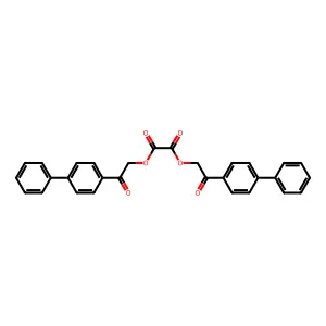 Bis[2-oxo-2-(4-phenylphenyl)ethyl] oxalate structure