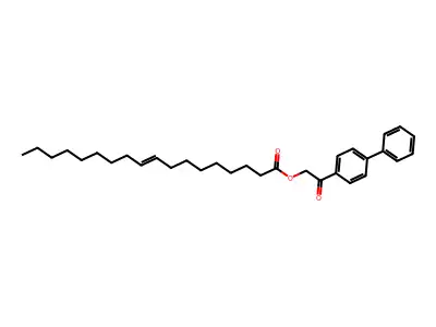 2-([1,1'-Biphenyl]-4-yl)-2-oxoethyl (9E)-octadec-9-enoate structure
