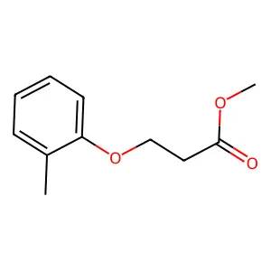 Methyl 3-(2-methylphenoxy)propanoate structure