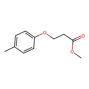 Methyl 3-(4-methylphenoxy)propanoate structure