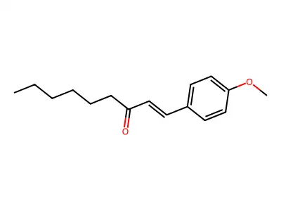 (1E)-1-(4-Methoxyphenyl)non-1-EN-3-one structure