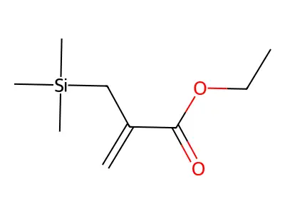 Ethyl 2-(trimethylsilylmethyl)acrylate structure